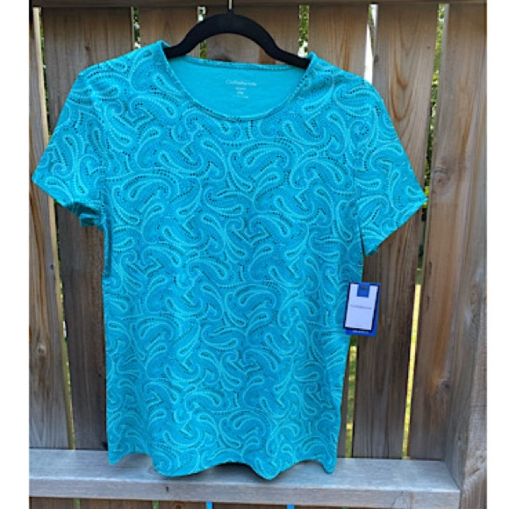 NWT Croft & Barrow crewneck t shirt, size MP